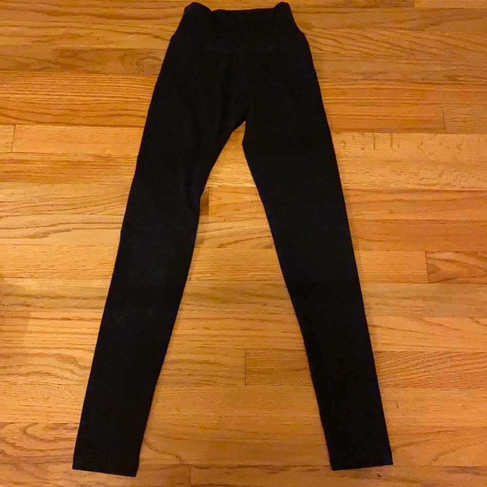Aerie black leggings size xxs-short
